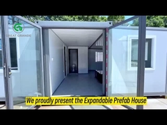 складной расширяемый Prefab контейнер дома 20Foot для послевоенной реконструкции бедствия