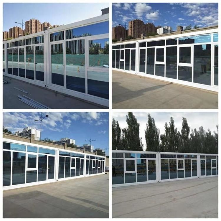 Дом контейнера стеклянного ядра Prefab расширяемый складывая для современной живущей доставки