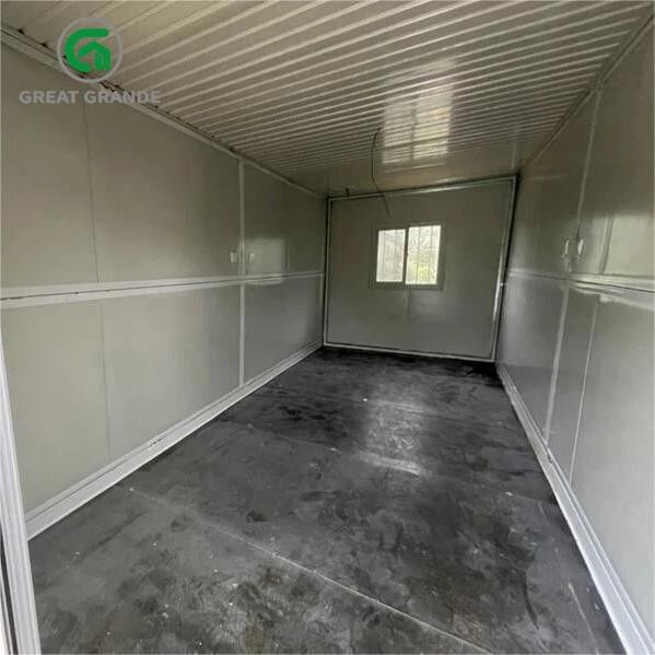 Подгонянная Prefab складывая стена Брауна двери дома контейнера стальная стеклянная доступная для проката