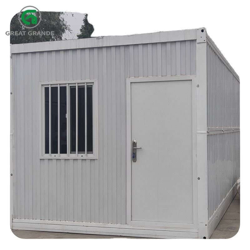 Спальня места шерстей утеса термоизоляции дома контейнера рифленой стены Prefab складывая