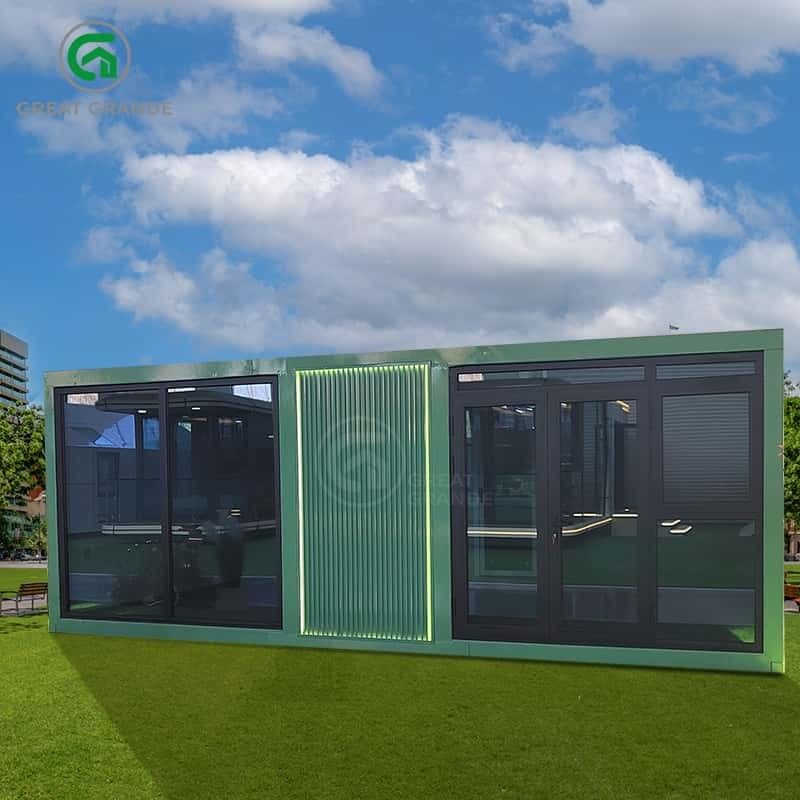 20FT портативные расширяемые дома удобство комфорт оцинкованная стальная рама композитные стеновые панели